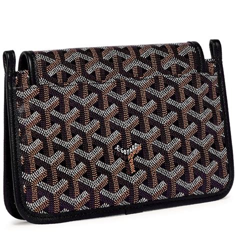 goyard plumet black|plumet pocket wallet price.